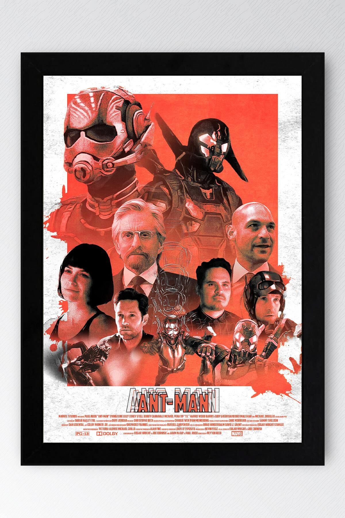 Ant Man Çerçeveli Tablo - Marvel Karınca Adam Poster Tablo