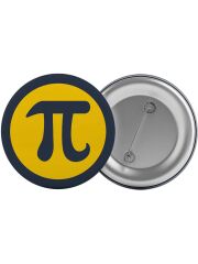 Pi Sayısı Çanta Rozeti 20 Adet En Büyük Boy 5.8cm İğneli Broş