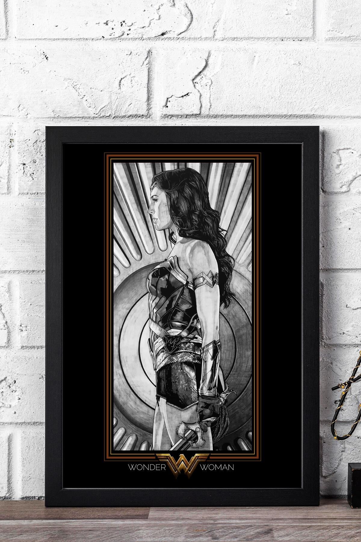 Wonder Woman Çerçeveli Tablo - Film Posteri Tablo