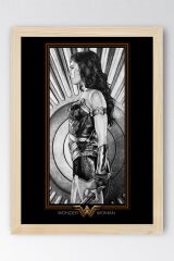 Wonder Woman Çerçeveli Tablo - Film Posteri Tablo
