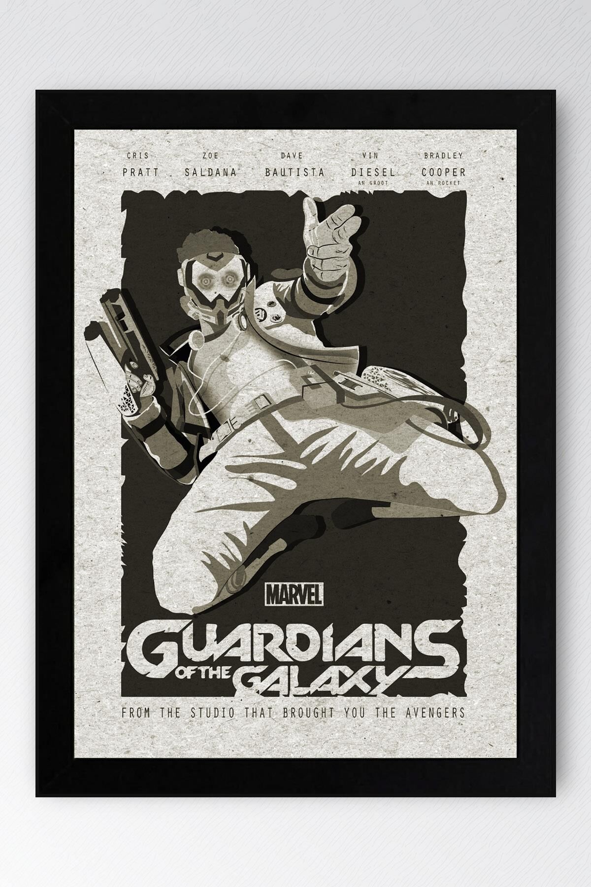 Guardians of the Galaxy Çerçeveli Tablo - Galaksinin Koruyucuları Film Posteri Tablo