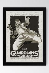 Guardians of the Galaxy Çerçeveli Tablo - Galaksinin Koruyucuları Film Posteri Tablo