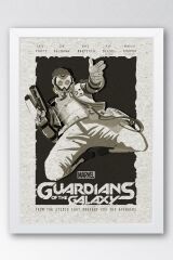 Guardians of the Galaxy Çerçeveli Tablo - Galaksinin Koruyucuları Film Posteri Tablo