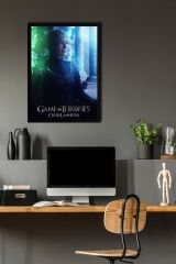 Game of Thrones Cersei Lannister Çerçeveli Tablo - Taht Oyunları Dizi Posteri Tablo