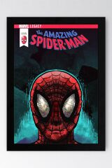 Spider Man Çerçeveli Tablo - Örümcek Adam Çizgi Roman Kapağı Posteri Tablo