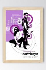 Hawkeye Çerçeveli Tablo - Marvel Dizi Posteri Tablo