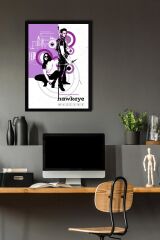 Hawkeye Çerçeveli Tablo - Marvel Dizi Posteri Tablo