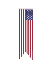 Masa Üstü Kırlangıç Amerika Bayrağı - 8x30cm Çift Taraflı Saten Kumaş
