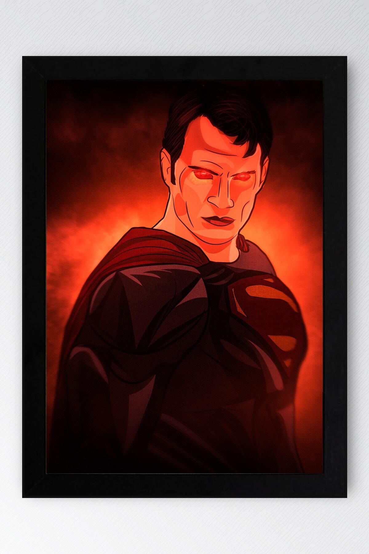 Superman Çerçeveli Tablo - Film Posteri Tablo