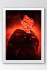 Superman Çerçeveli Tablo - Film Posteri Tablo