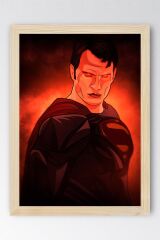 Superman Çerçeveli Tablo - Film Posteri Tablo