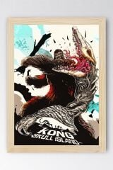 Kong Skull Island Çerçeveli Tablo - Kafatası Adası Film Posteri Tablo