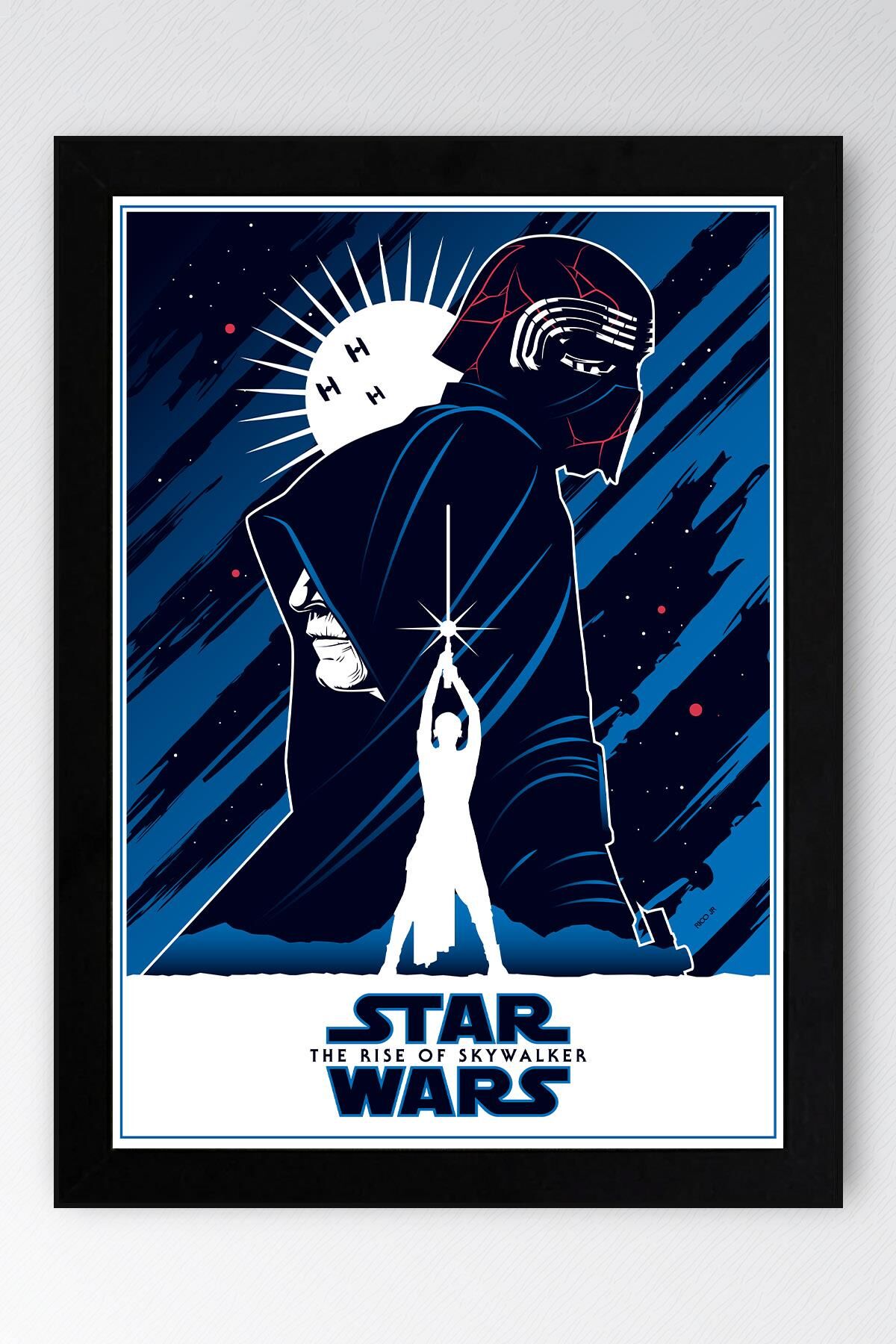 Star Wars Çerçeveli Tablo - Uzay Savaşları Fim Posteri Tablo