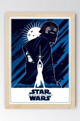 Star Wars Çerçeveli Tablo - Uzay Savaşları Fim Posteri Tablo