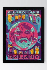 Guardians of the Galaxy Çerçeveli Tablo - Galaksinin Koruyucuları Film Posteri Tablo