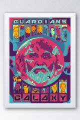 Guardians of the Galaxy Çerçeveli Tablo - Galaksinin Koruyucuları Film Posteri Tablo