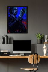 John Wick Çerçeveli Tablo - Film Posteri Tablo