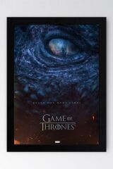 Game of Thrones Çerçeveli Tablo - Taht Oyunları Dizi Posteri Tablo
