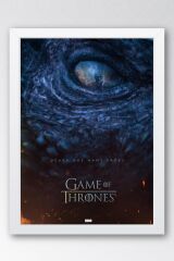Game of Thrones Çerçeveli Tablo - Taht Oyunları Dizi Posteri Tablo