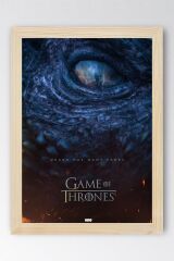 Game of Thrones Çerçeveli Tablo - Taht Oyunları Dizi Posteri Tablo