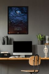 Game of Thrones Çerçeveli Tablo - Taht Oyunları Dizi Posteri Tablo