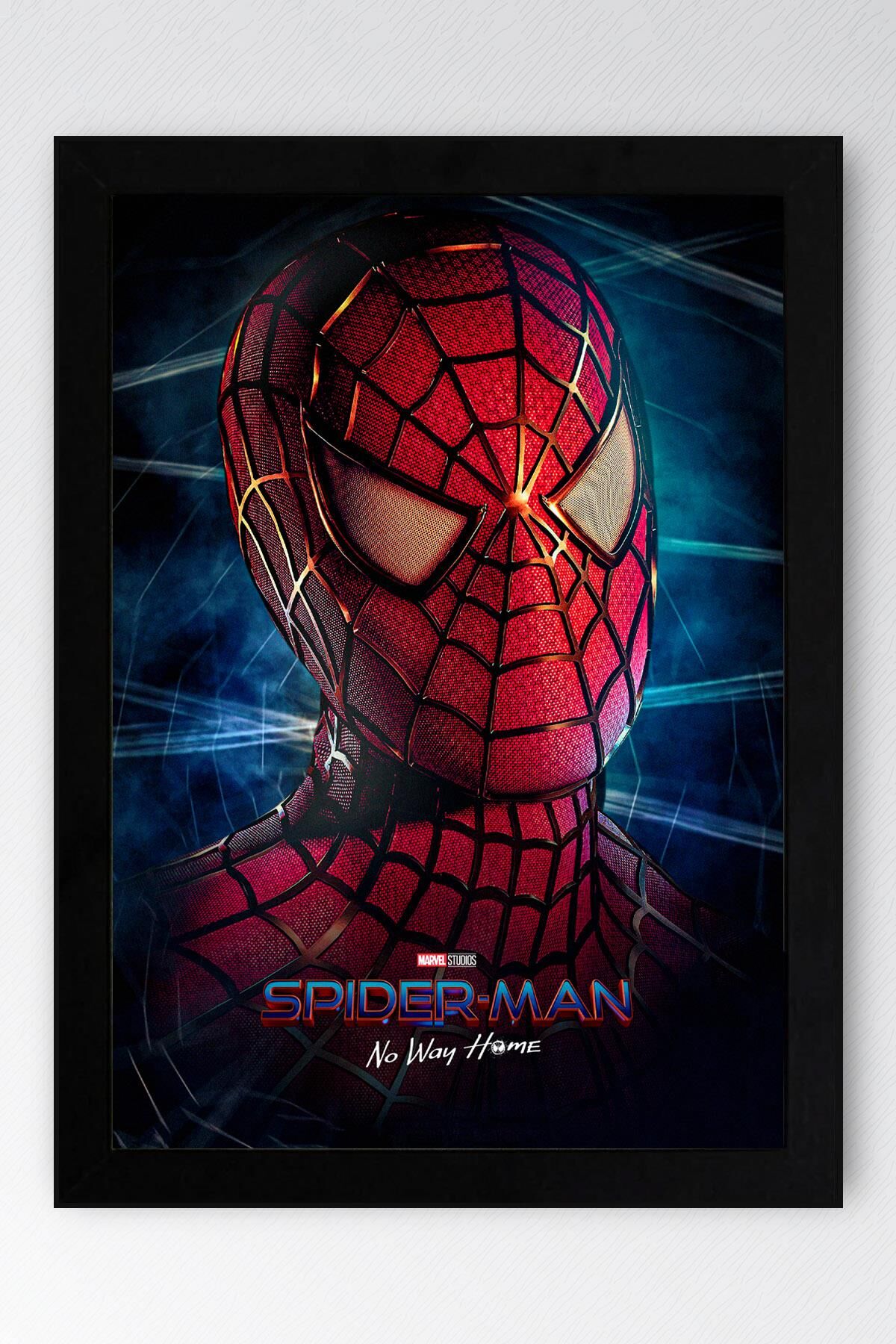 Spider Man Çerçeveli Tablo - Örümcek Adam Eve Dönüş Yok Fim Posteri Tablo