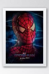 Spider Man Çerçeveli Tablo - Örümcek Adam Eve Dönüş Yok Fim Posteri Tablo