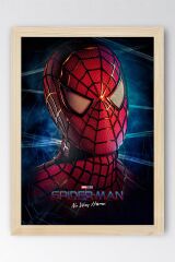 Spider Man Çerçeveli Tablo - Örümcek Adam Eve Dönüş Yok Fim Posteri Tablo