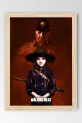 The Walking Dead Rick Grimes Çerçeveli Tablo - Dizi Posteri Tablo
