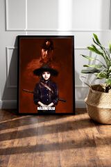 The Walking Dead Rick Grimes Çerçeveli Tablo - Dizi Posteri Tablo